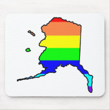 Gay Alaska Mouse Pads