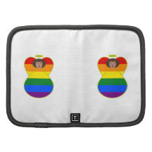 Gay Angel Flag Brown Organizer