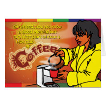 Gay Cards - Morning Coffee