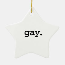 gay. christmas ornament
