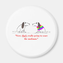 Gay Dog Cartoon #5 Refrigerator Magnet