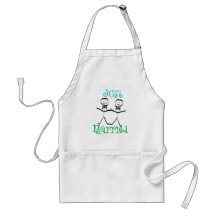 Gay Just Married Apron