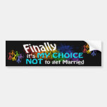 Gay Marriage 01 drk Bumper Stickers
