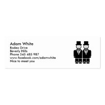 Gay Marriage Business Cards
