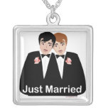 Gay Marriage Groom Pendant
