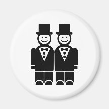 Gay Marriage Refrigerator Magnet