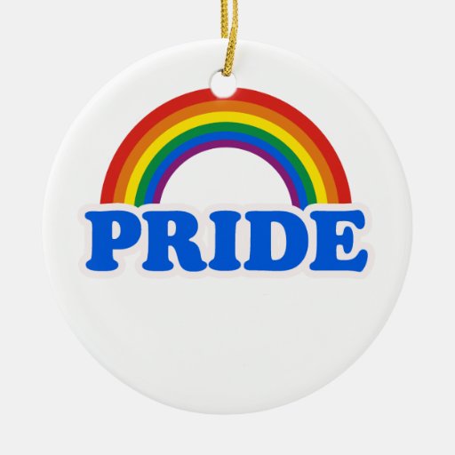 GAY PRIDE CHRISTMAS TREE ORNAMENT