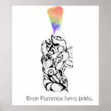 Gay Pride Femmes Posters