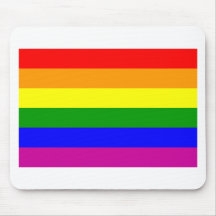 Gay Pride Rainbow Mousepads