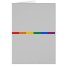 Gay Pride Stripe Greeting Cards