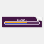 Gay Rights Loading Bumper Sticker