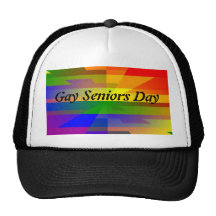 "Gay Seniors Day" Mesh Hats