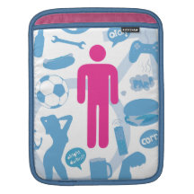 Gay stereotype iPad sleeve