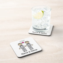 Gay Wedding Groom Coaster