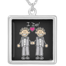 Gay Wedding Groom Necklace