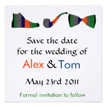 Gay wedding invite