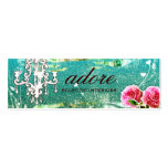 GC | Adore | Vintage Turquoise Business Card Templates