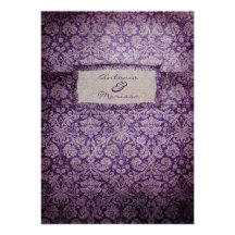 GC | Purple Rapture Vintage Invitation