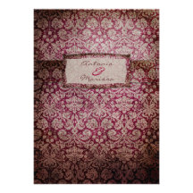 GC | Red Rapture Vintage Invitation