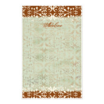 GC | Vintage Melon - Burnt Orange Stationary Customized Stationery