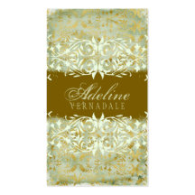 GC | Vintage Melon Gold Business Card