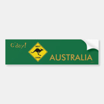 G'DAY AUSTRALIA Bumper Sticker