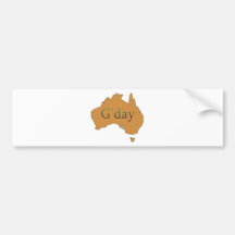 G'day Bumper Sticker