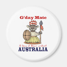 G'Day Mate Koala Refrigerator Magnets