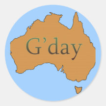 G'day Stickers
