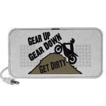 Gear Up Gear Down Dirt Bike Rider Speaker