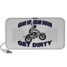 Gear Up Get Dirty Motocross Mp3 Speakers