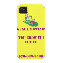 Geaux Mowing IPhone 4 case !