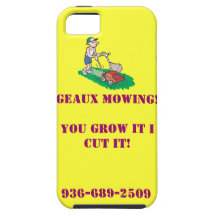 Geaux Mowing IPhone 5 case !