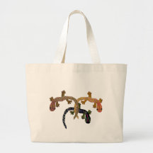 Gecko Dance Canvas Tote Canvas Bags