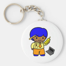 Geek Boy 1 Keychains