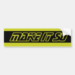 Geek Chic Bumper Sticker