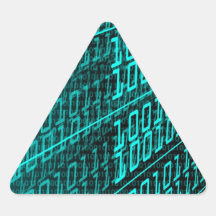 Geek Chic Zeros and Ones Sticker