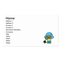 geek girl 1 business card