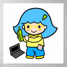 geek girl 2 print