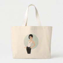 Geek Girl Canvas Bags