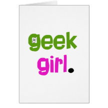 Geek Girl Card