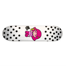 geek girl custom skate board