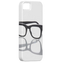 Geek glasses nerds nerd black iPhone 5S 4 case iPhone 5 Case