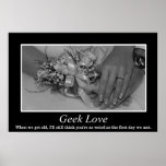 Geek love is forever poster