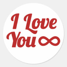 Geek Love Round Sticker