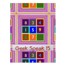 GEEK : Quiz Games for Kids Post Card
