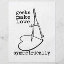 Geeks Make Love Symmetrically Flyers