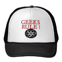 Geeks Rule !  with Atom Mesh Hats