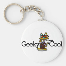 Geeky is the new cool key chain