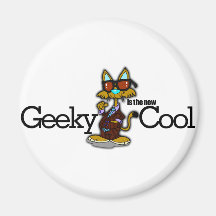 Geeky is the new cool refrigerator magnets